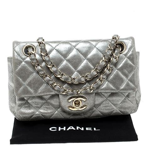 chanel bag with silver hardware|chanel pleated bag.